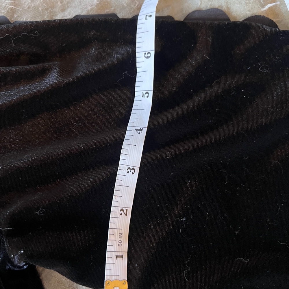 Whimsigoth Black Velvet 3/4 Sleeve Top - Picture 8 of 9